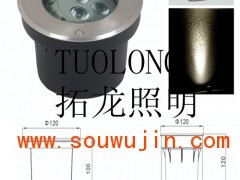 圆形防眩光LED景观投光灯 12W地插灯绿光_五金机电_五金产品_搜五金_souwujin.com